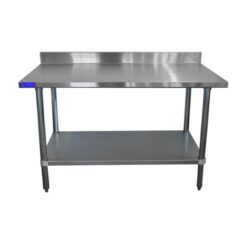 Stainless Steel Bench with Splashback 750mm x 1500mm
