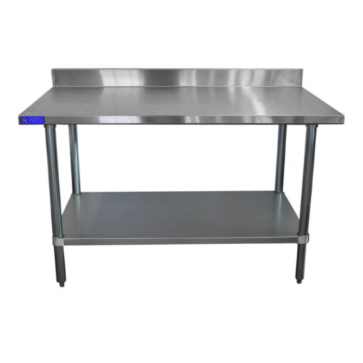 Stainless Steel Bench with Splashback 750mm x 1800mm