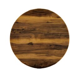 700mm Round Isotop Plus Table Top in Shesman Timber Look