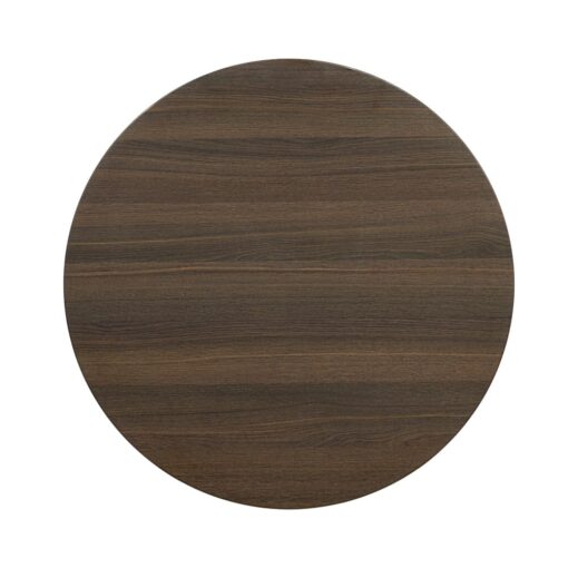 Choco Oak Round 700mm Isotop Sliq Compact Table Top