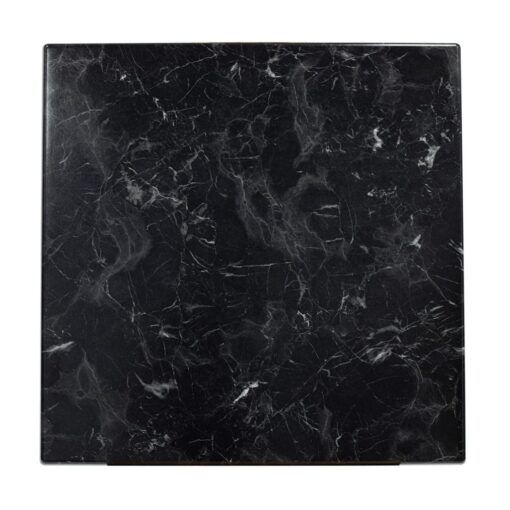 Alcantara Black (Marble Look) Square 800mm Isotop Plus Table Top