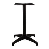 Roma Aluminium Table Base in Matte Black with FLAT Technology Table Feet Equalizers