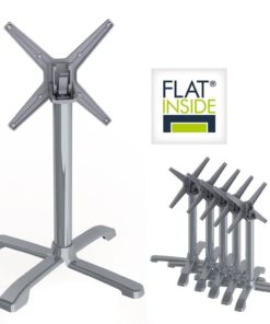 FLAT Technology Foldable Silver (SX26S) Table Base