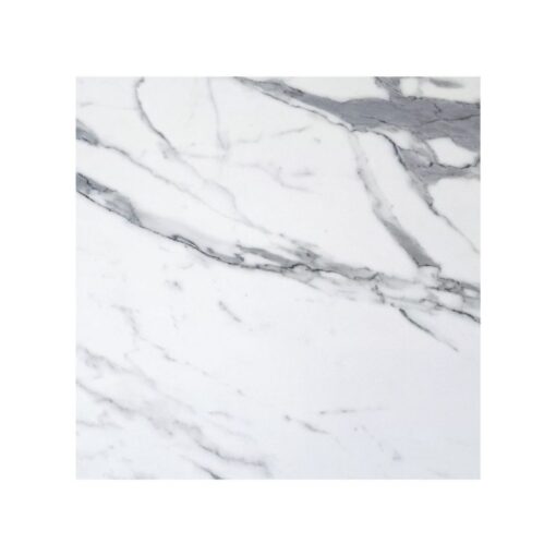 Romeo White Marble Square 600mm Isotop Table Top (Pattern Varies)