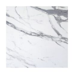 Romeo White Marble Square 800mm Isotop Table Top (Pattern Varies)