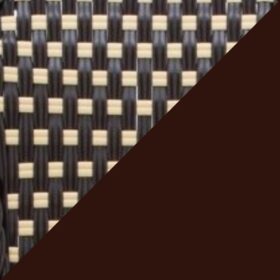 Chocolate & Cream Checkered