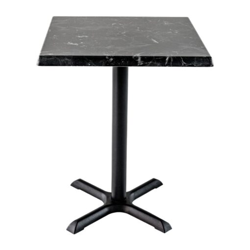 600mm Square Alcantara Isotop Table Top with Black Maxwell Base