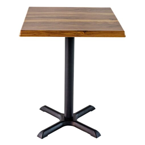 600mm Square Shesman Isotop Table Top with Black Maxwell Base