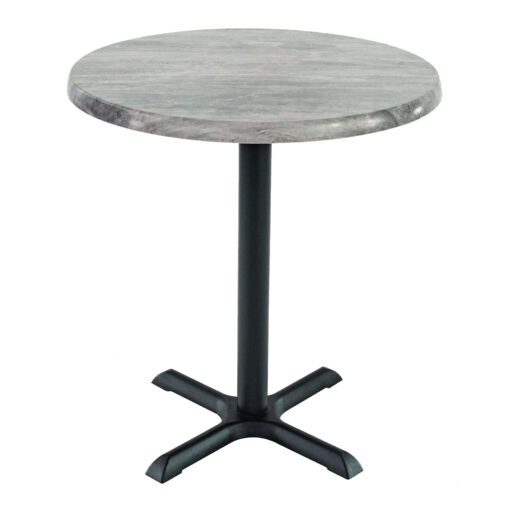 700mm Round Cement Isotop Table Top with Black Maxwell Base