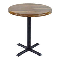 700mm Round Shesman Isotop Table Top with Black Maxwell Base