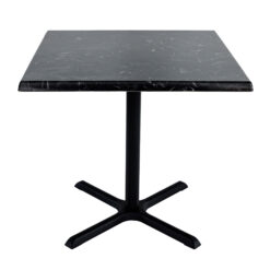 800mm Square Alcantara Isotop Table Top with Black Large Maxwell Base