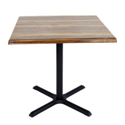 800mm Square Shesman Isotop Table Top with Black Large Maxwell Base