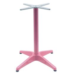 Roma Aluminium Table Base in Blush Pink
