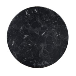 Alcantara Black (Marble Look) Round 700mm Isotop Plus Table Top