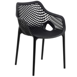 Envy Chair with Arms in Black