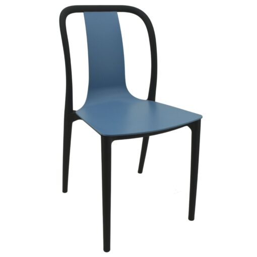 Emma Chair in Black and Blue