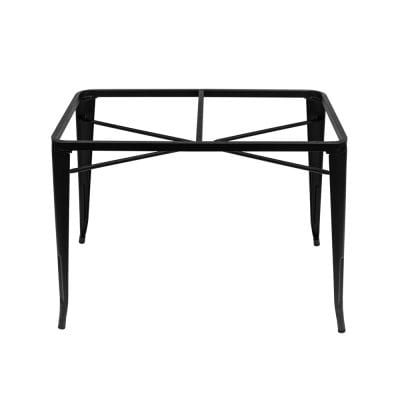 800 x 1200mm Tolix Table Base in Black | Cafe Solutions