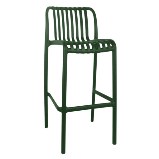 Tall Tuscan Stool in Dark Forest Green