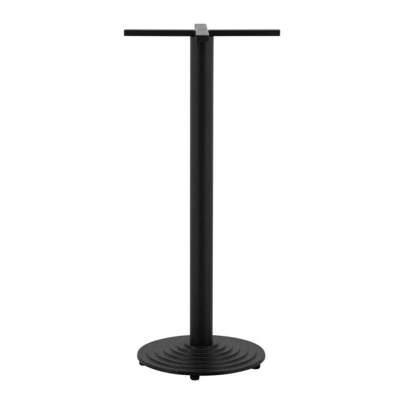 cast iron table bases are perfect for supporting heavy table tops