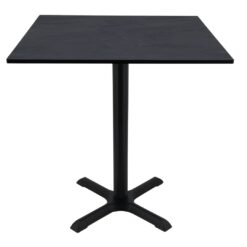 black moon compact table top with black maxwell base