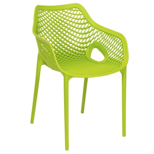 Envy Chair with Arms in Green