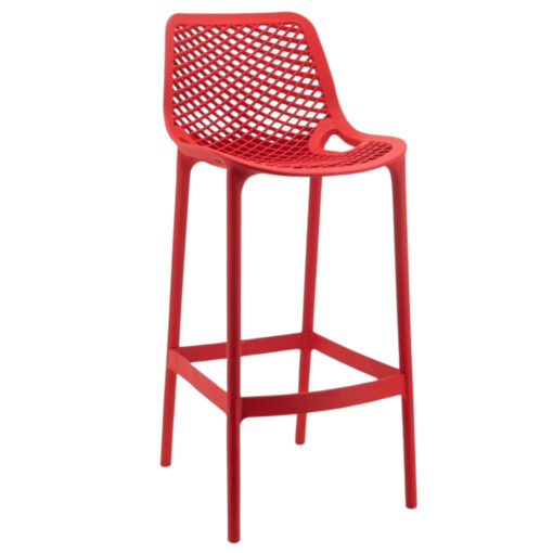 envy stool tall red envy st re 75 x1