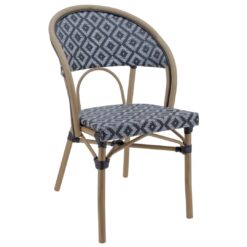 Parisian Chair Curved Diamond Pattern