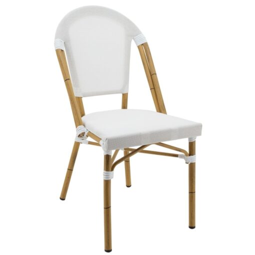 Parisian Chair in White Texteline
