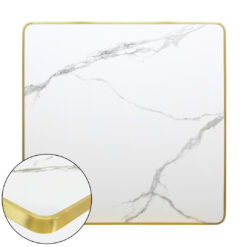 verona marble gold trim porcelain table top