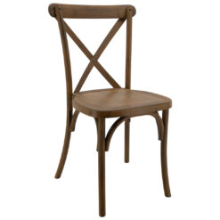 resin cross back chair timber look cb rtl x1