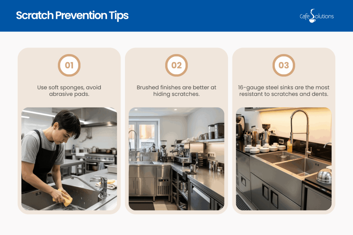 scratch prevention tips pros and cons of stainless steel sinks