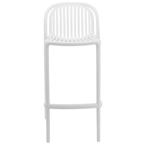 tall riviera stool in white