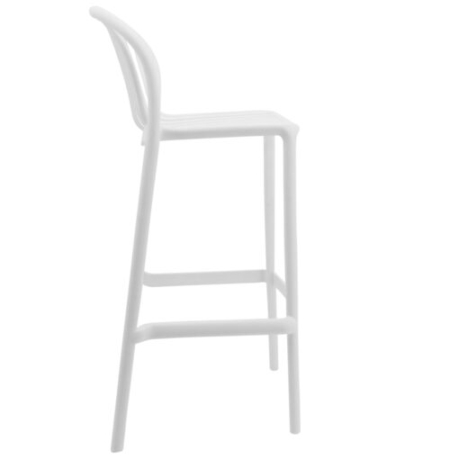 tall riviera stool in white