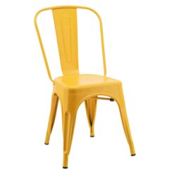 replica tolix chair in matte yellow