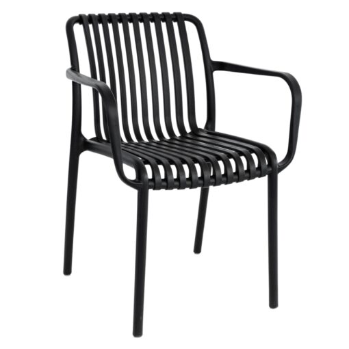Tuscan Chair in Black with Arms